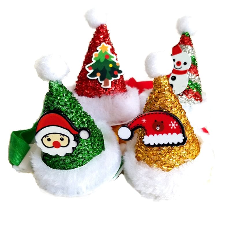 variety dog hats santa tree hat snowman hats