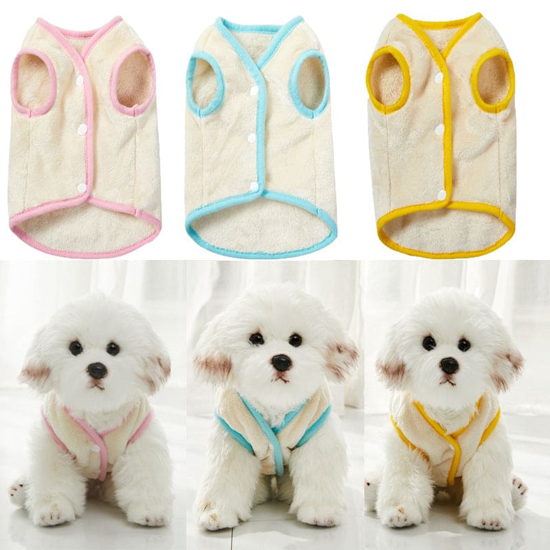 variety colors dog flannel shirts