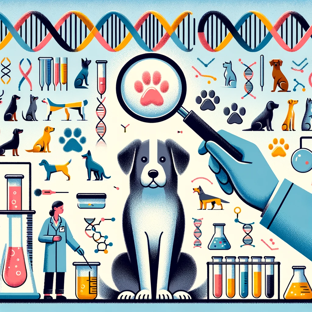 dog dna testing picture