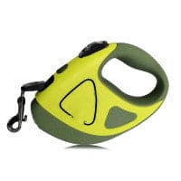 yellow dog leash qqpets