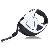 white black dog leash qqpets