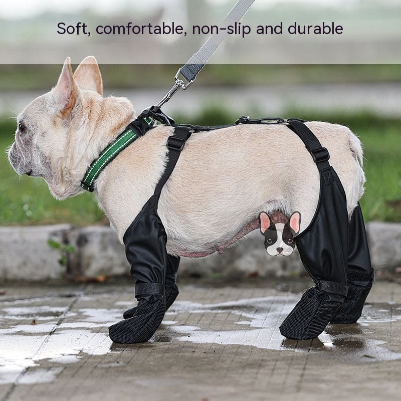 Waterproof Adjustable Dog Boots: Breathable, Dog Shoe Paw Protectors