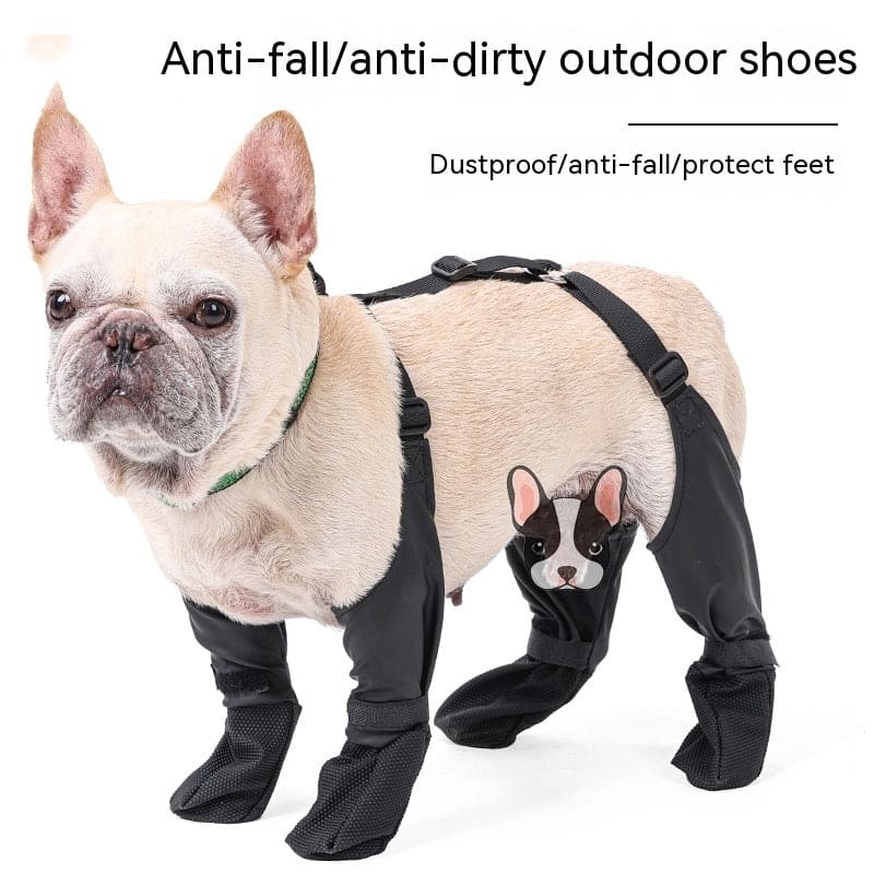 Waterproof Adjustable Dog Boots: Breathable, Dog Shoe Paw Protectors