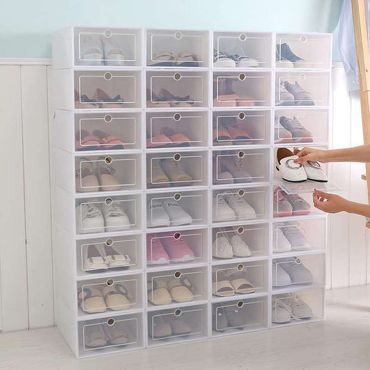 wall plastic storage containers with shoes