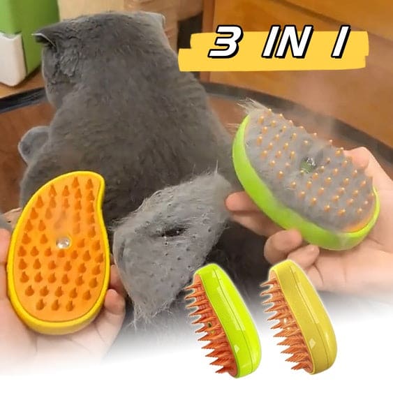 3 in 1 cat pet spa brush