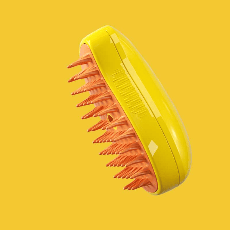 yellow cat spa pet brush