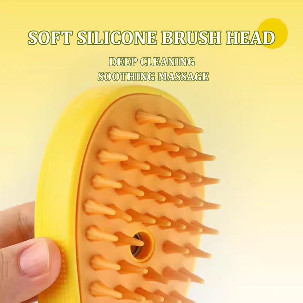 soft silicone brush head cat spa brush