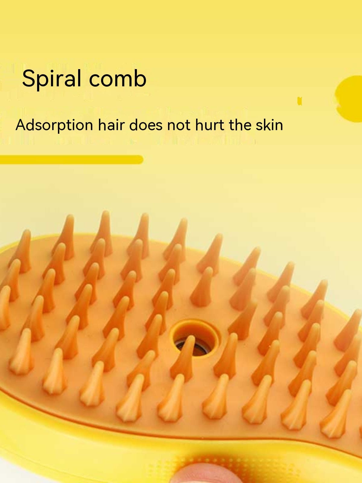 spiral comb cat spa brush