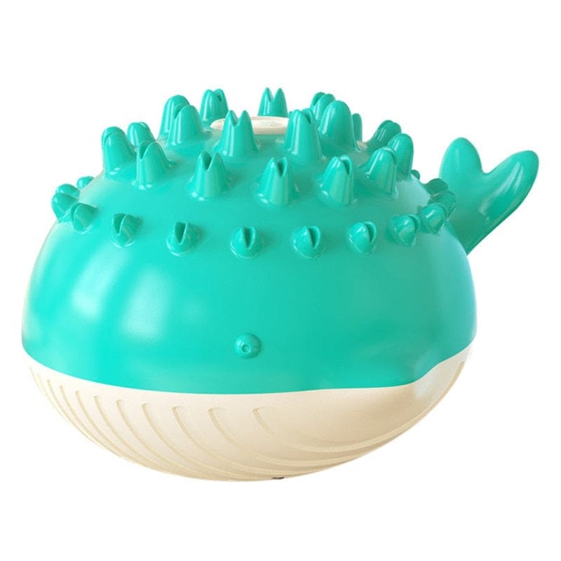 blue floating squirt dog toy battery powered