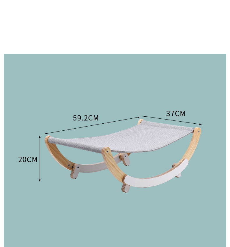 rocking chair hammock pet bed dimensions 20 cm high 59 cm long 37cm wide