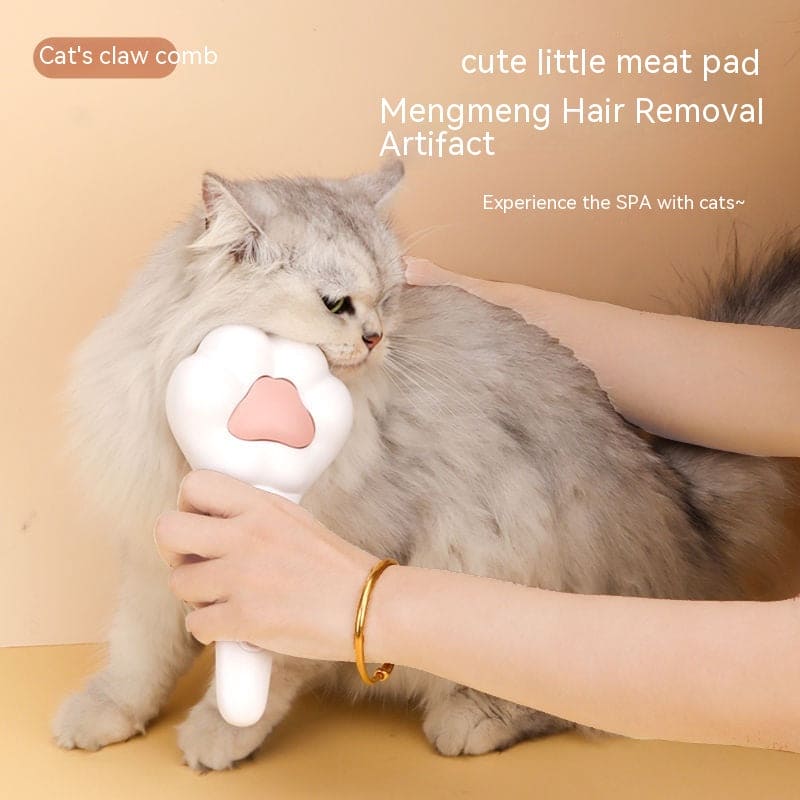 cute cat hair massage pet brush