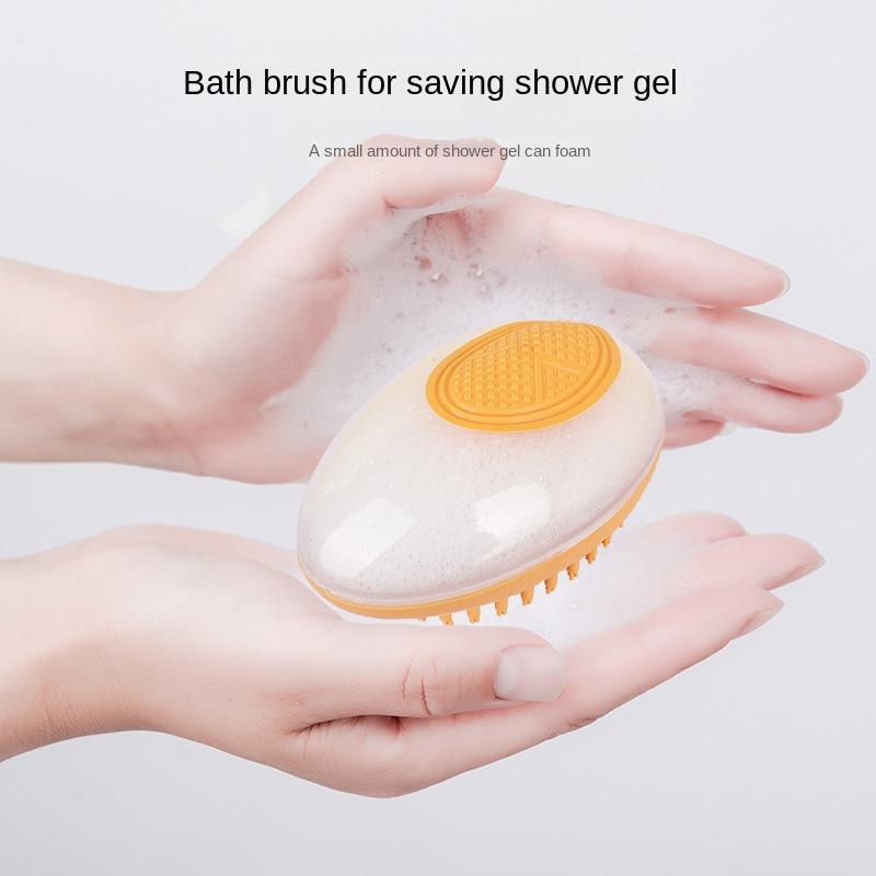 bath brush for saving shower gel pet