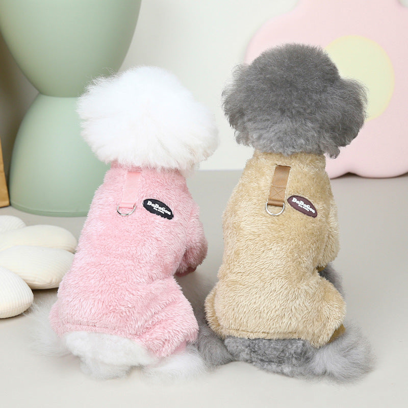 dadagon brown pink dog sweaters