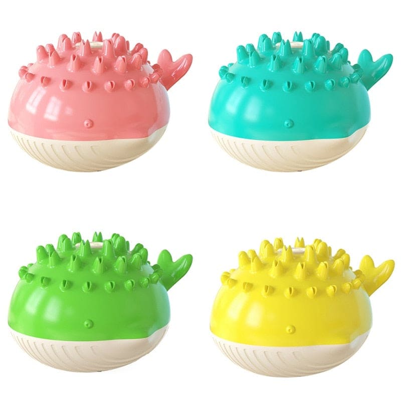 four colors dog float squirt toy 