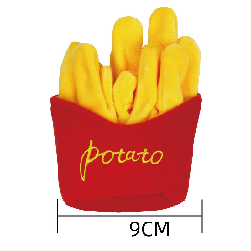 french fries dog toy