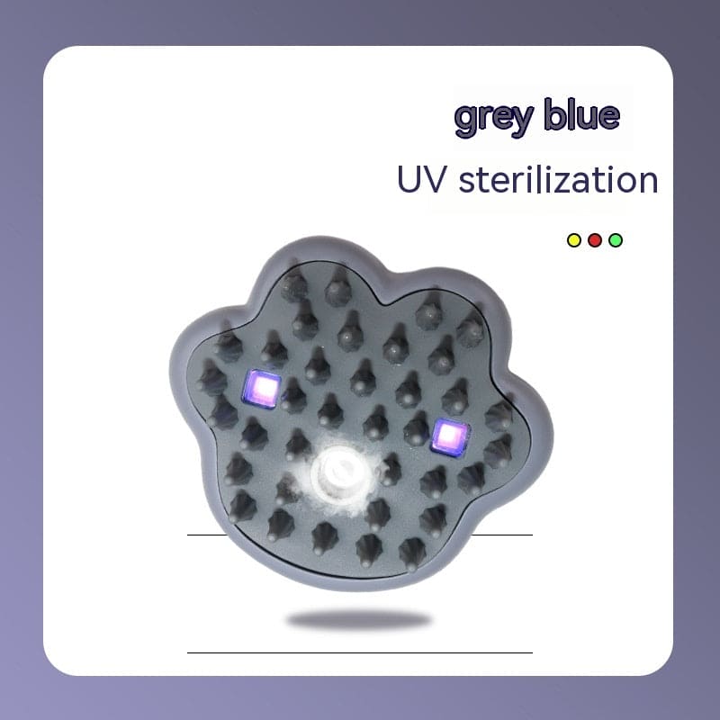 grey blue uv cat spa brush