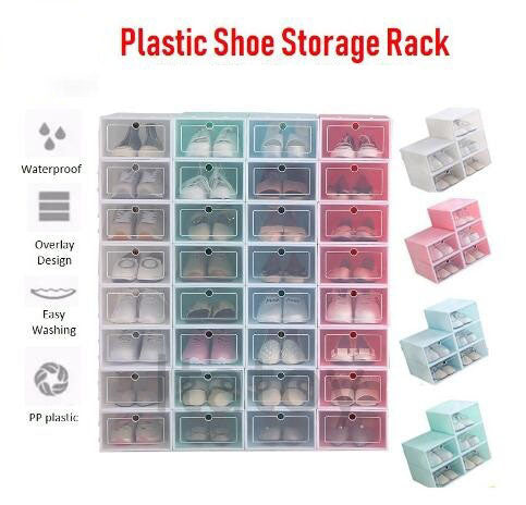 plastic shoe storage rack description