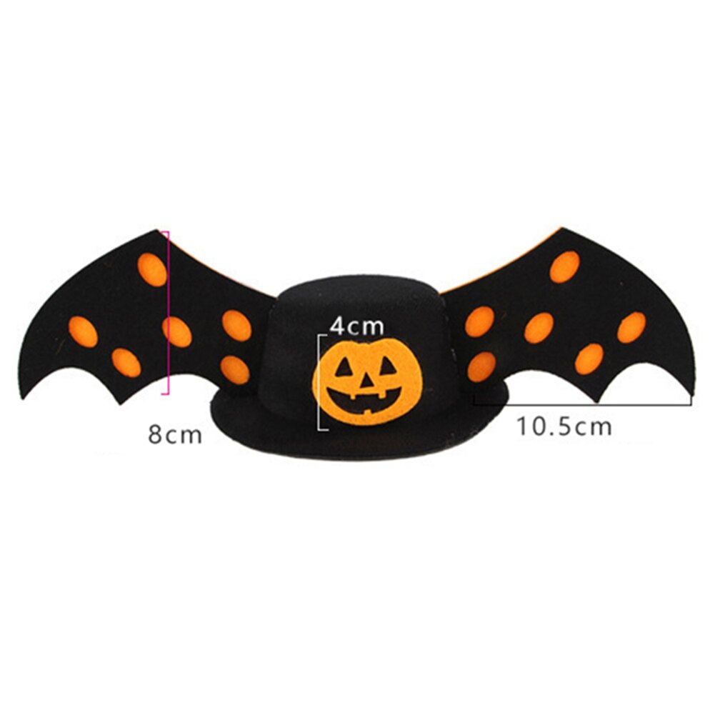 pumpkin bat pet hat