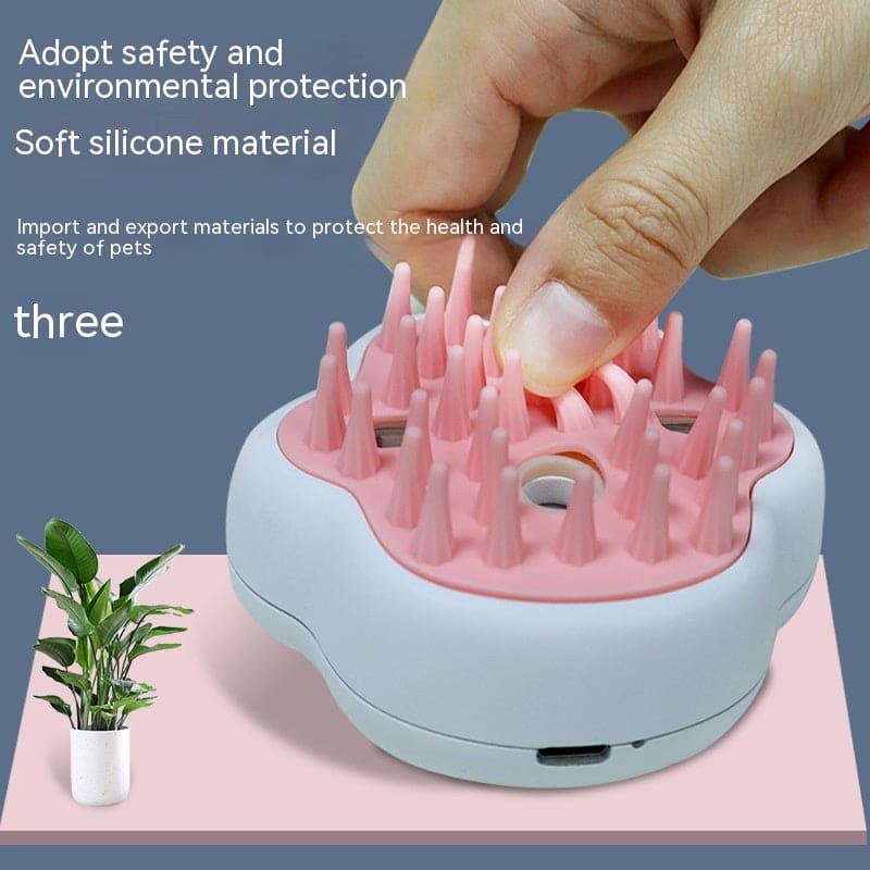 pink cat brush spa device