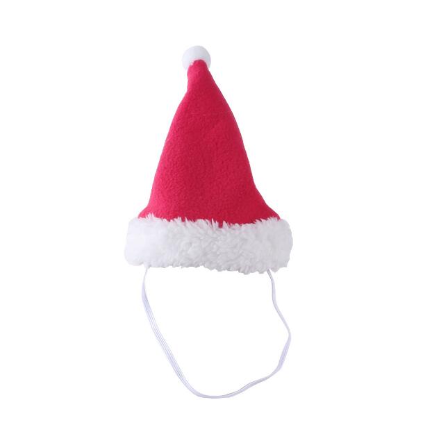 santa hat red strap white background