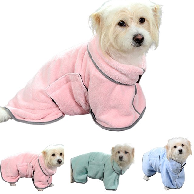 four colors dog bath towels