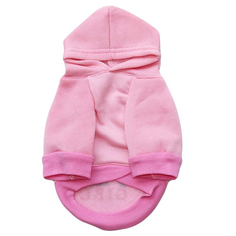 pink vip girl dog sweater underside